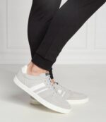 JOOP! - sneakersy męskie z logo, szare - rozmiar 41 - obrazek 3