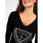 Guess - sweter damski, wielokolorowy - obrazek 3