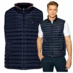 Tommy Hilfiger - kurtka męska z logo, granatowa