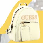 Guess - plecak damski z logo, biały - obrazek 7