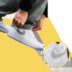 Nike - sneakersy męskie z logo, białe - rozmiar 45 - obrazek 8