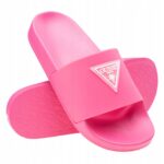 Guess - produkt damski z logo, różowy