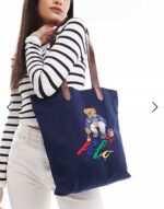 Ralph Lauren - torebka damska, granatowa - obrazek 2