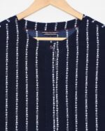 Tommy Hilfiger - koszulka damska, granatowa - obrazek 3
