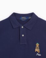 Ralph Lauren - koszulka polo męska bawełniana z logo, granatowa - obrazek 9