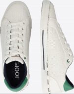JOOP! - sneakersy męskie z logo, białe - rozmiar 46