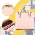 Guess - torebka damska, różowa - obrazek 8