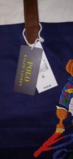 Ralph Lauren - torebka damska, granatowa - obrazek 6