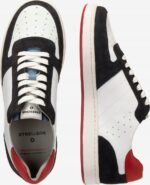 Strellson - sneakersy męskie, granatowe - rozmiar 45 - obrazek 4