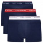 Tommy Hilfiger - bokserki męskie z logo, granatowe