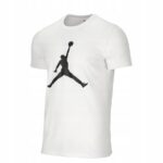 Jordan - T-shirt męski bawełniany z logo, biały - obrazek 3