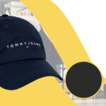 Tommy Hilfiger - czapka damska z logo, granatowa - obrazek 5