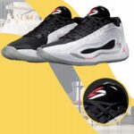 Jordan - sneakersy męskie z logo, białe - rozmiar 44,5 - obrazek 14