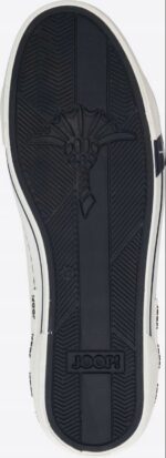 JOOP! - sneakersy męskie z logo, białe - rozmiar 46 - obrazek 3