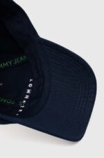 Tommy Hilfiger - czapka damska z logo, granatowa - obrazek 9