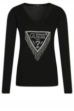 Guess - sweter damski, wielokolorowy