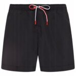 Tommy Hilfiger - kąpielówki męskie z logo, czarne
