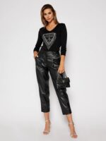 Guess - sweter damski, wielokolorowy - obrazek 9