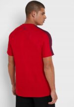 Adidas - T-shirt męski bawełniany, czerwony - obrazek 6