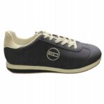 Enrico Coveri - buty męskie z logo, granatowe - rozmiar 45