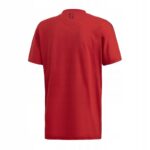 Adidas - T-shirt męski bawełniany, czerwony - obrazek 3
