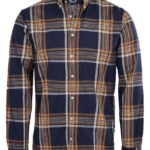 Tommy Hilfiger - koszula męska bawełniana, granatowa