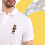 Ralph Lauren - koszulka polo męska bawełniana z logo, biała - obrazek 10