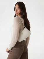 Guess - torebka damska, biała - obrazek 2