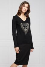 Guess - sweter damski, wielokolorowy - obrazek 5