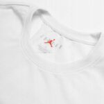 Jordan - T-shirt męski bawełniany z logo, biały - obrazek 12