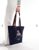 Ralph Lauren - torebka damska, granatowa - obrazek 11