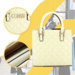 Guess - torebka damska, biała - obrazek 9