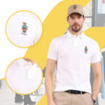 Ralph Lauren - koszulka polo męska bawełniana z logo, biała - obrazek 9