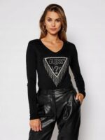 Guess - sweter damski, wielokolorowy - obrazek 7