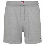 Tommy Jeans - spodnie męskie z logo, szare