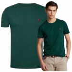 Ralph Lauren - T-shirt męski bawełniany, zielony