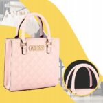 Guess - torebka damska, różowa - obrazek 9