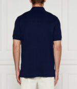 Ralph Lauren - koszulka polo męska bawełniana z logo, granatowa - obrazek 6