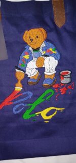 Ralph Lauren - torebka damska, granatowa - obrazek 3