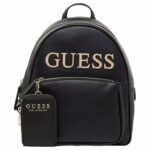 Guess - plecak damski z logo, czarny