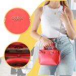 Guess - torebka damska, czerwona - obrazek 9