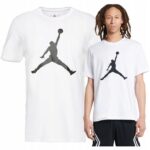 Jordan - T-shirt męski bawełniany z logo, biały