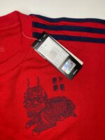 Adidas - T-shirt męski bawełniany, czerwony - obrazek 11