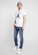 Jordan - T-shirt męski bawełniany z logo, biały - obrazek 6