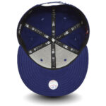 New Era - czapka męska z logo, niebieska - obrazek 3