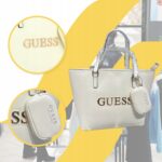Guess - torebka damska, biała - obrazek 7