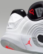 Jordan - sneakersy męskie z logo, białe - rozmiar 44 - obrazek 3