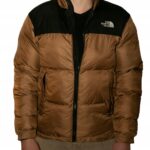 The North Face - kurtka męska z logo, brązowa