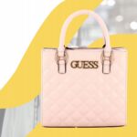Guess - torebka damska, różowa - obrazek 7