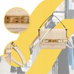 Guess - torebka damska, beżowa - obrazek 3